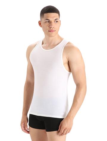 Snow Men's Icebreaker Merino Anatomica Tank Top Underwear | USA 1286RVDW